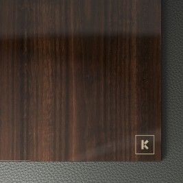 Use to smoked eucalyptus veneer glossy