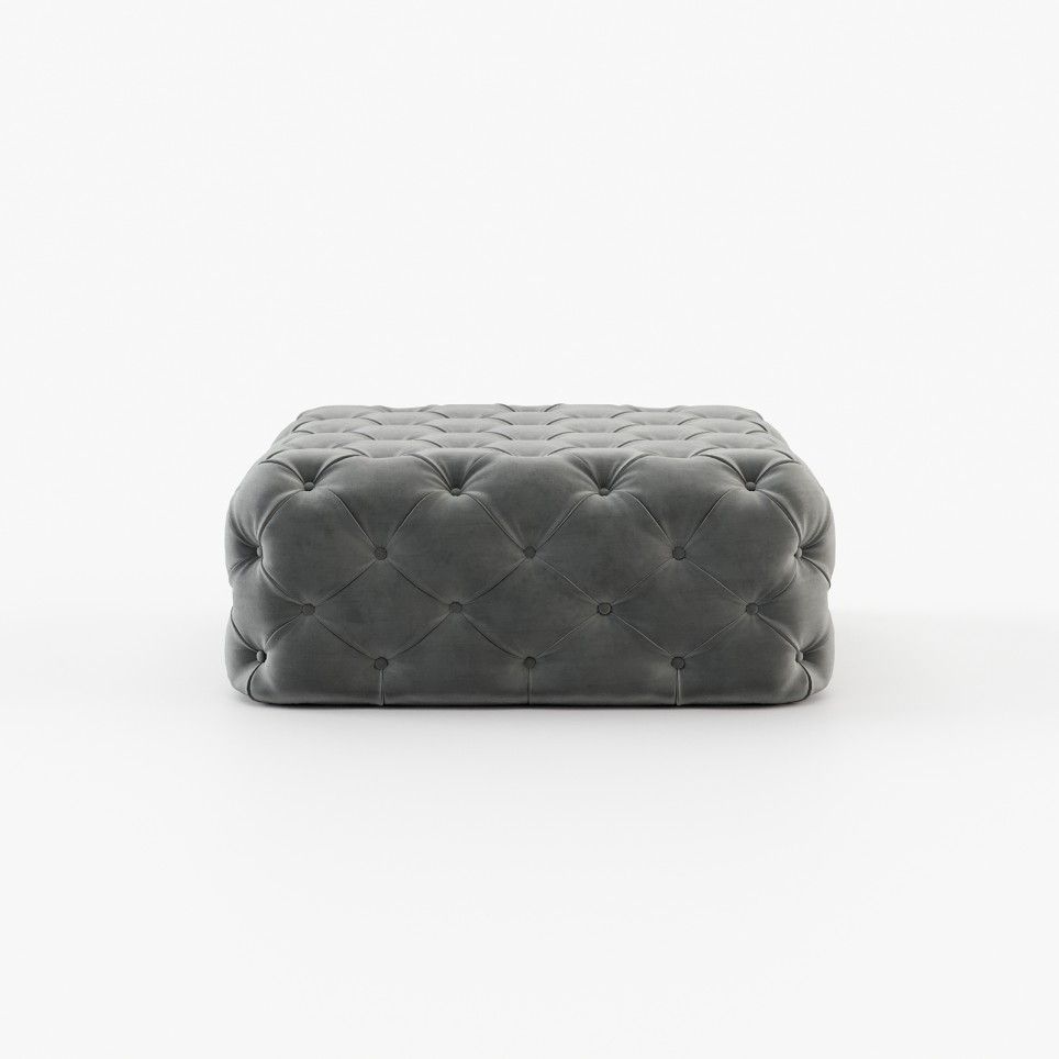 Square Bur Pouf