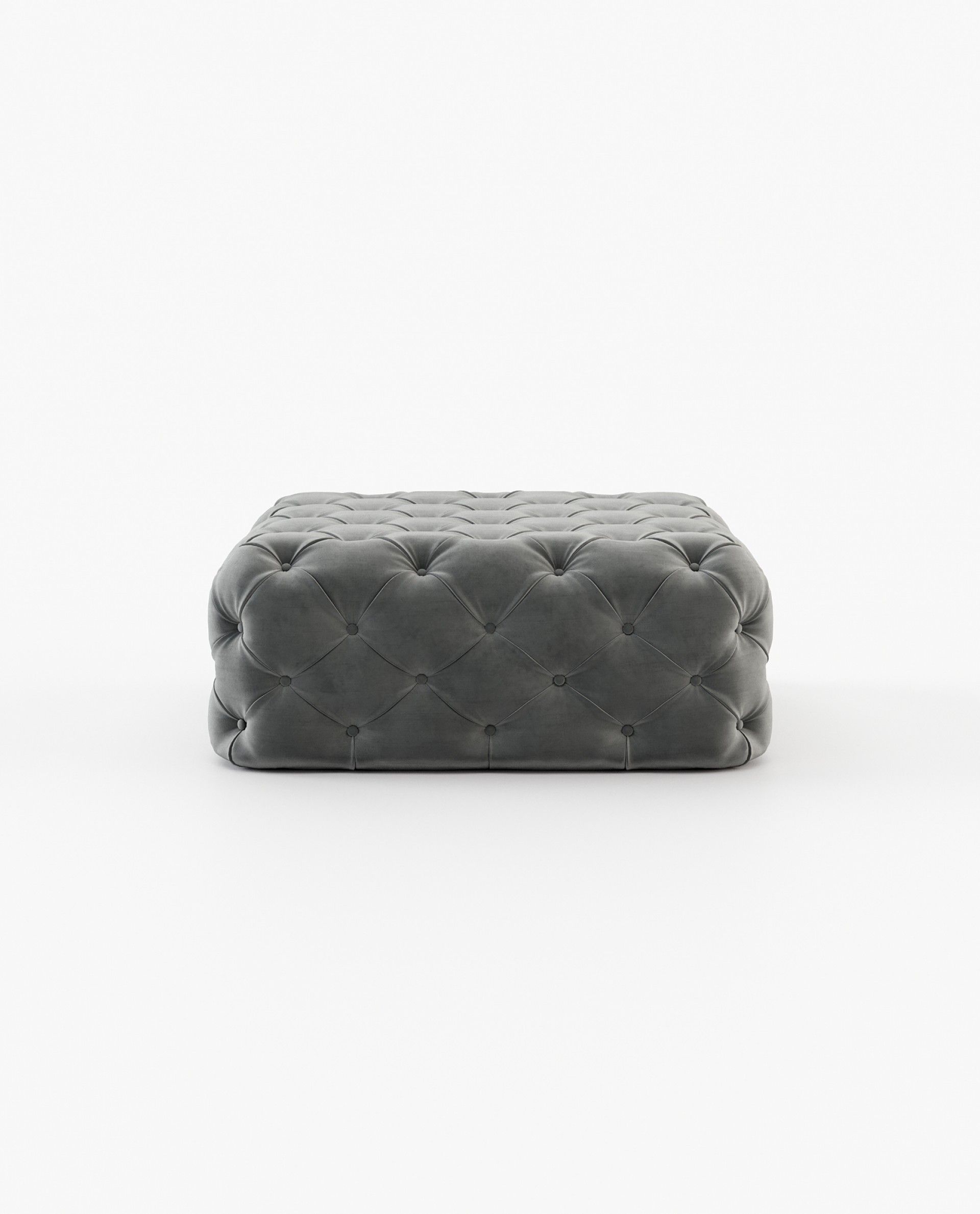 Square Bur Pouf