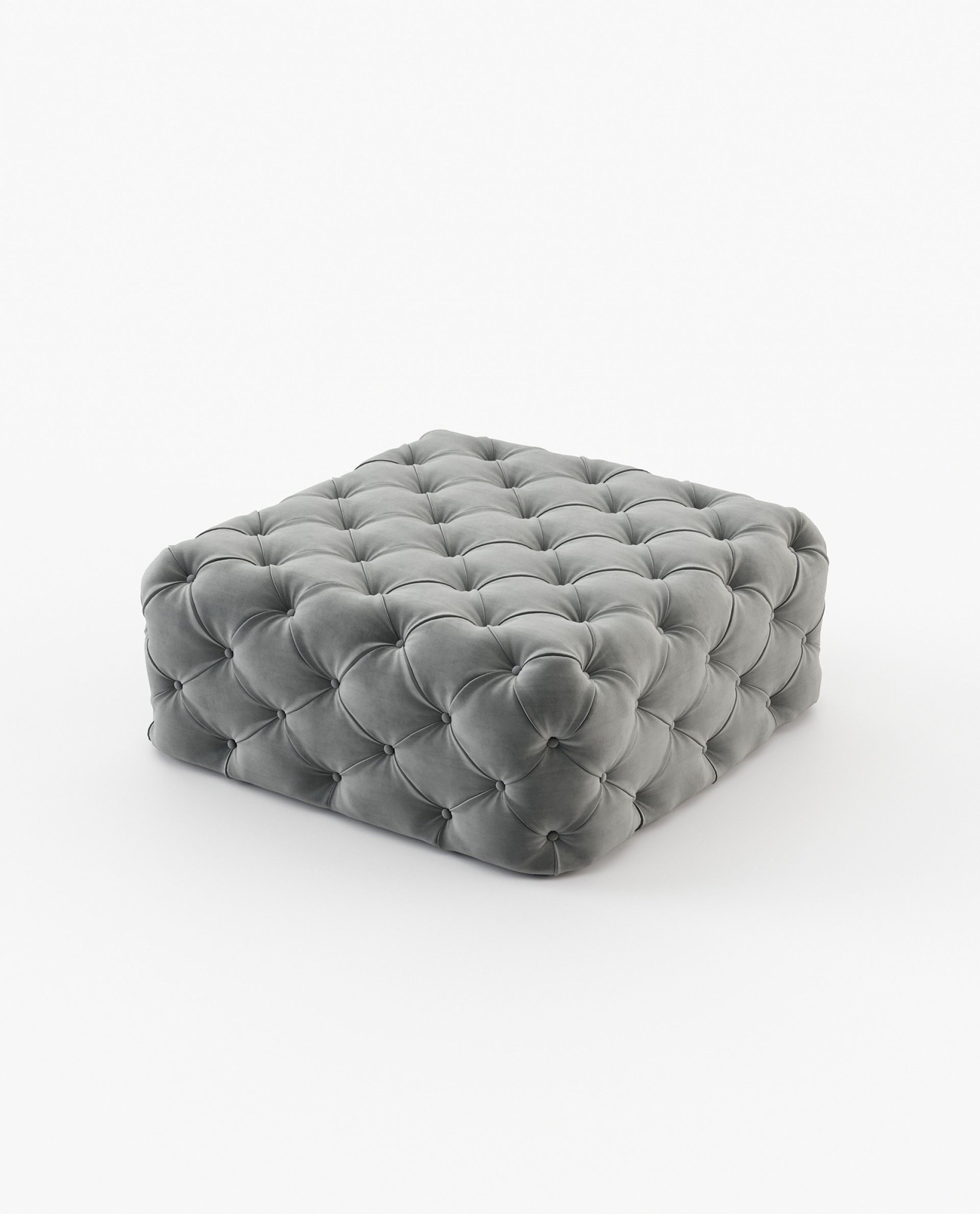 Square Bur Pouf