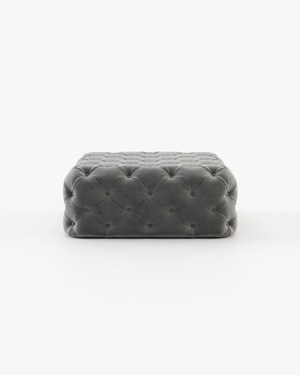 Square Bur Pouf Square Bur Pouf