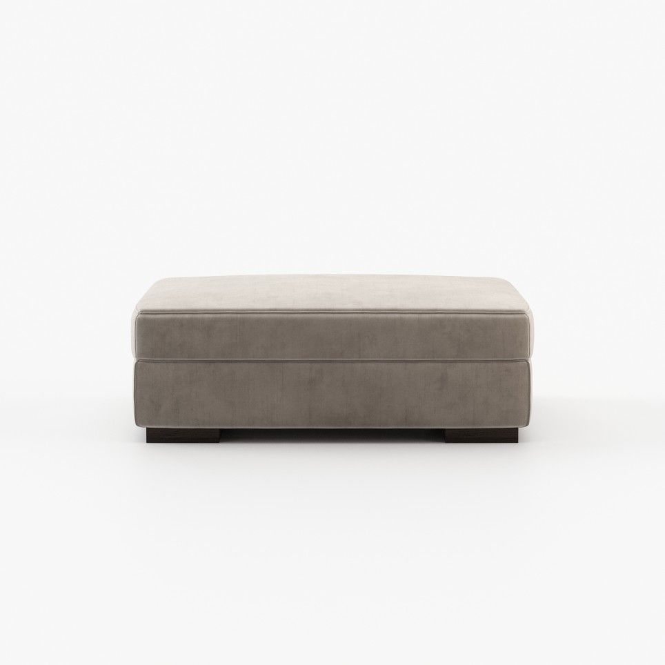 Grey Pouf Grey Pouf
