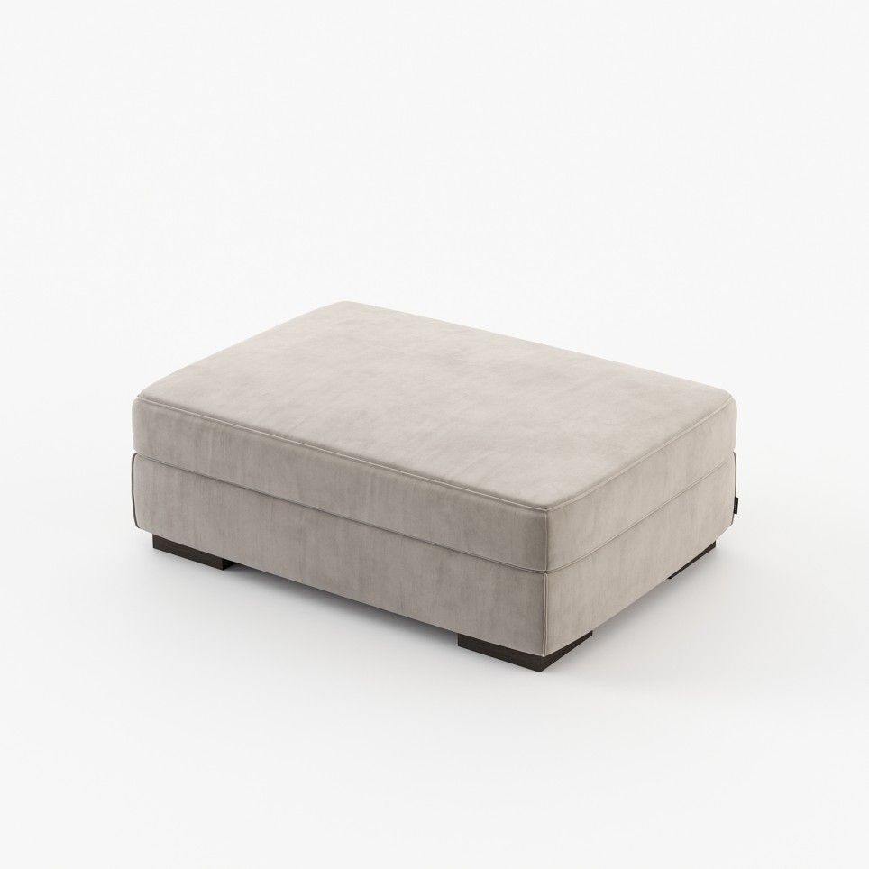 Grey Pouf Grey Pouf