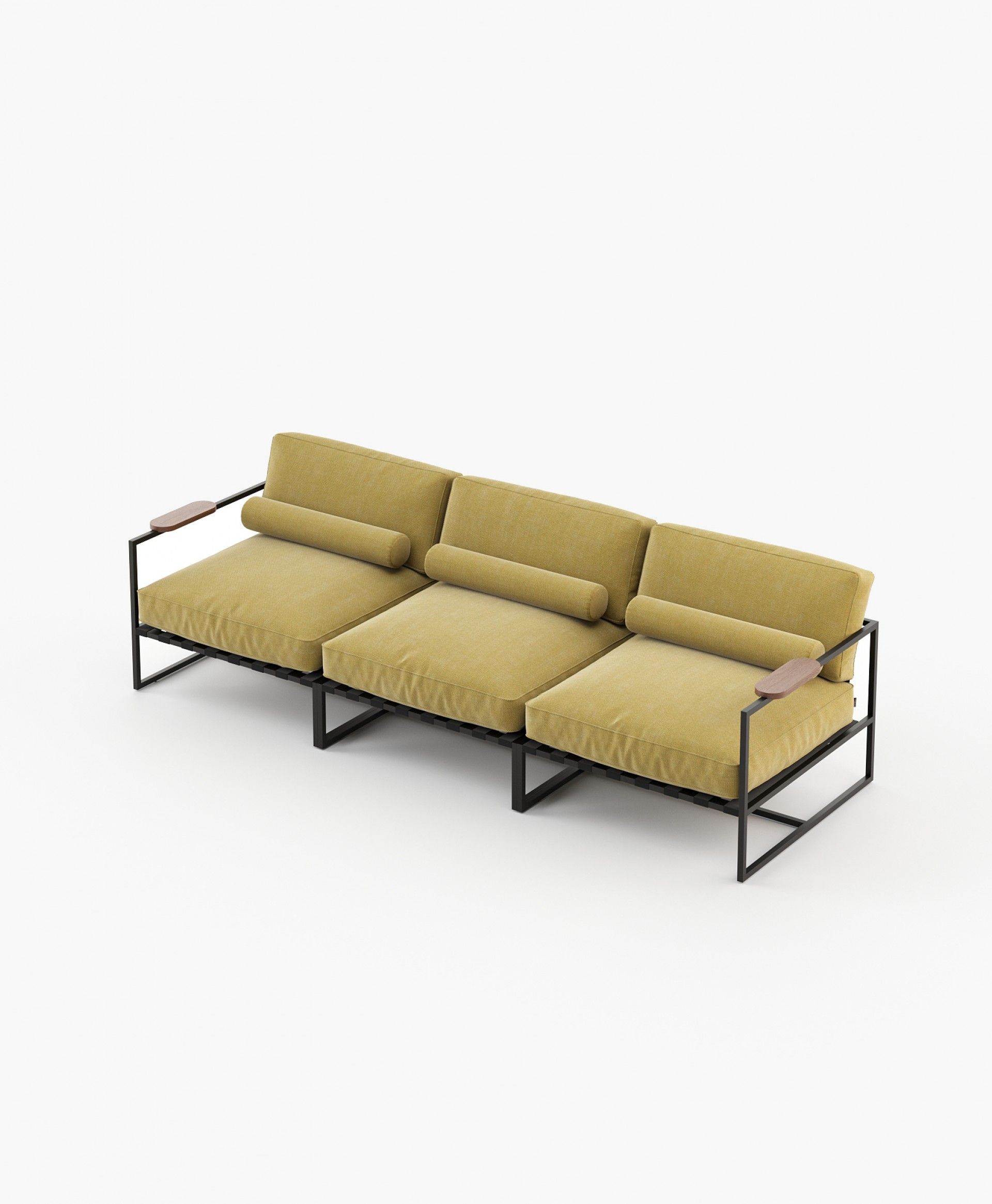 Sofá De 3 Lugares Badi