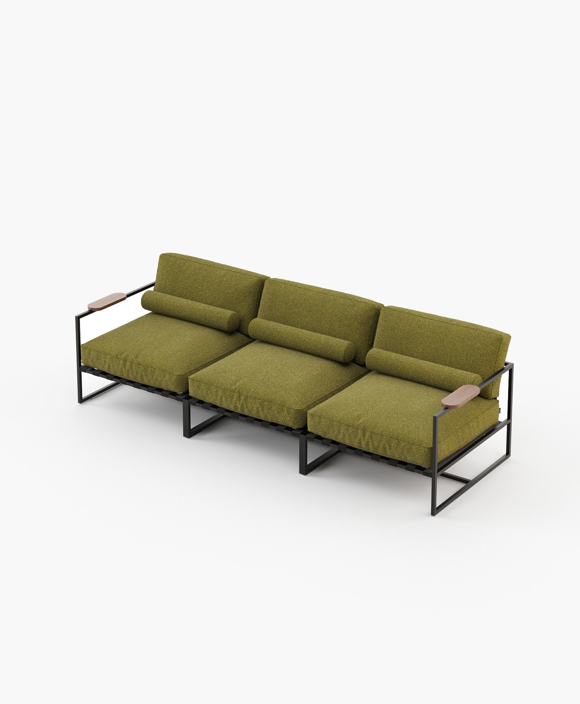 Sofá De 3 Lugares Badi