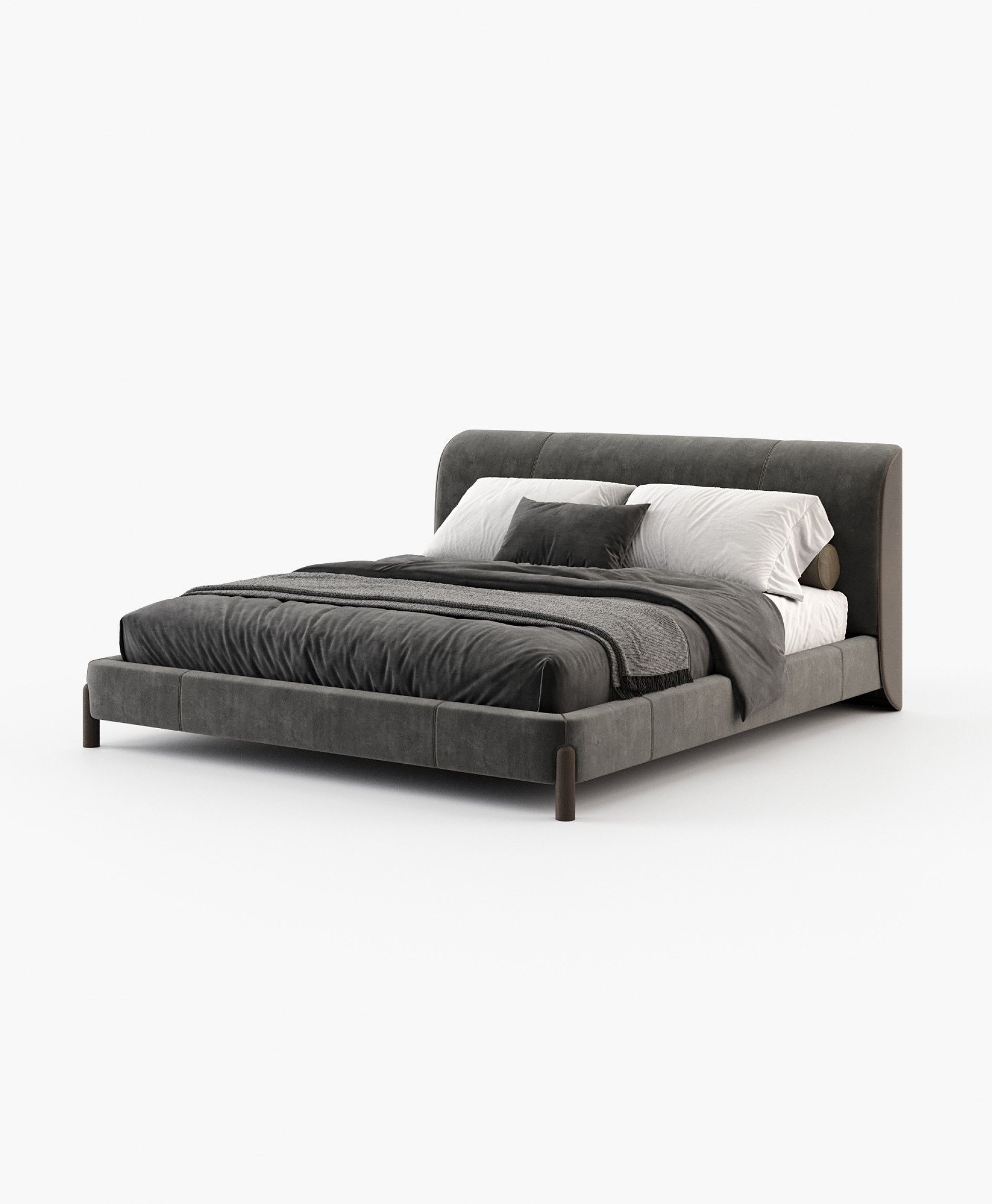 Gray Bed