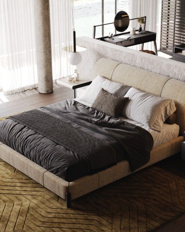 Gray Bed