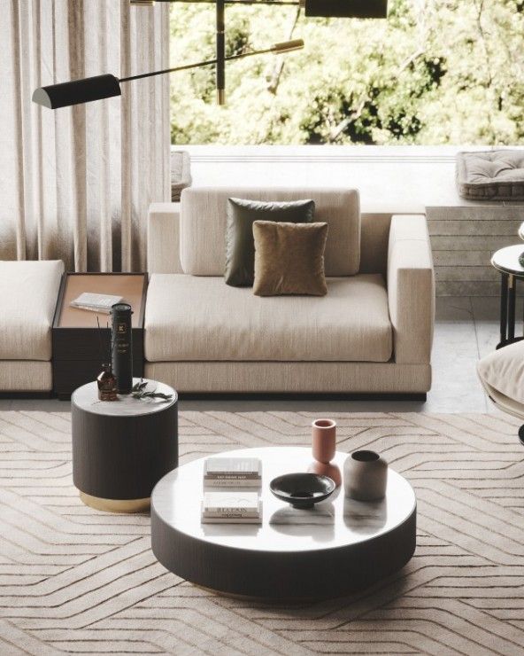 Gold side table