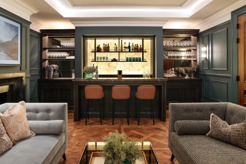 A Statement in Comfort: Laskasas in the Wayford Whiskey Room by Brownlow Interior Design