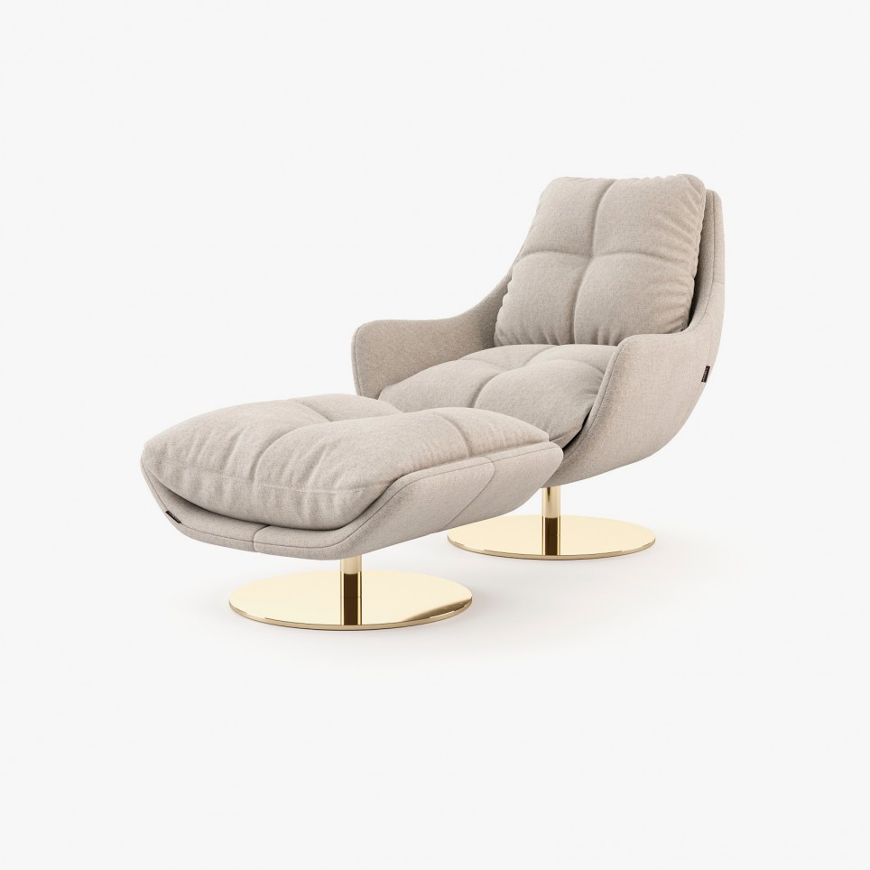 Sophia Armchair With Ottoman