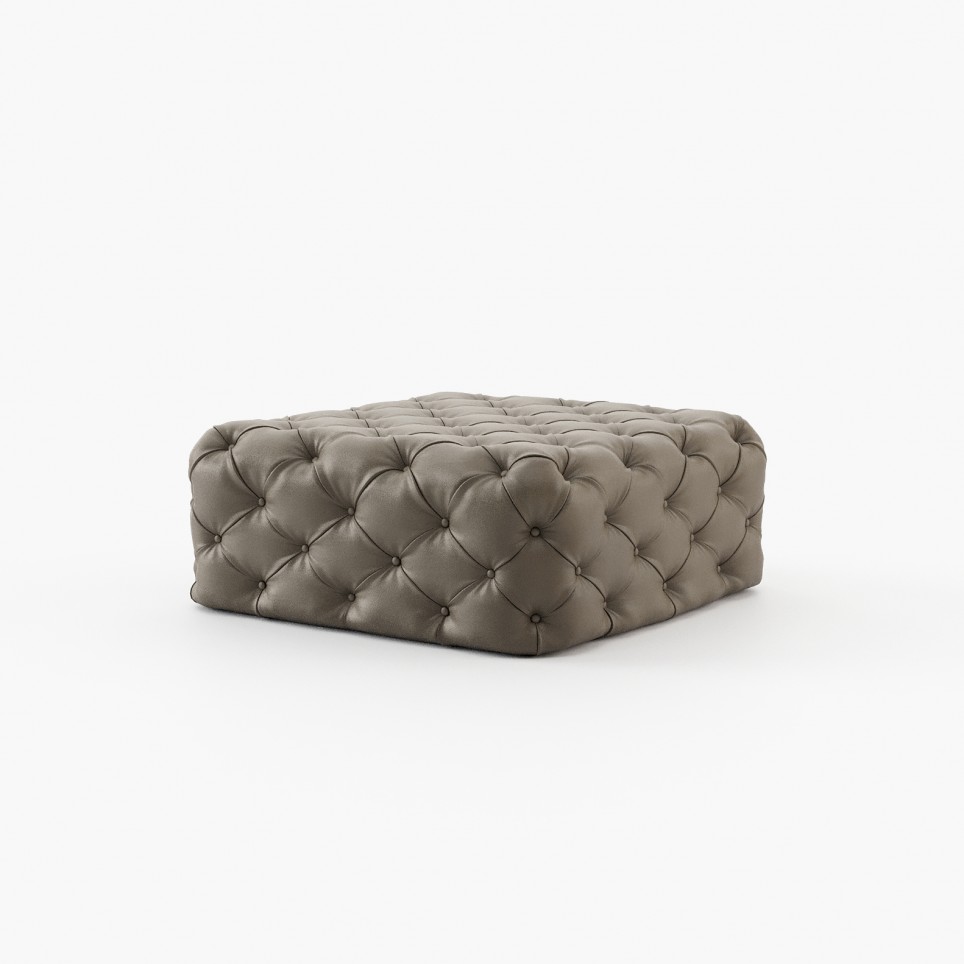 Square Bur Pouf Square Bur Pouf