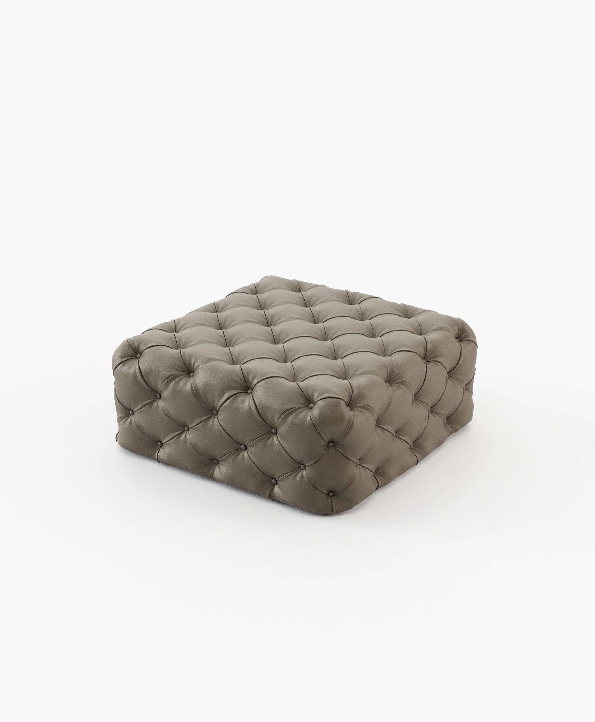 Square Bur Pouf