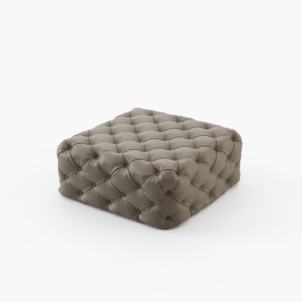 Square Bur Pouf Square Bur Pouf