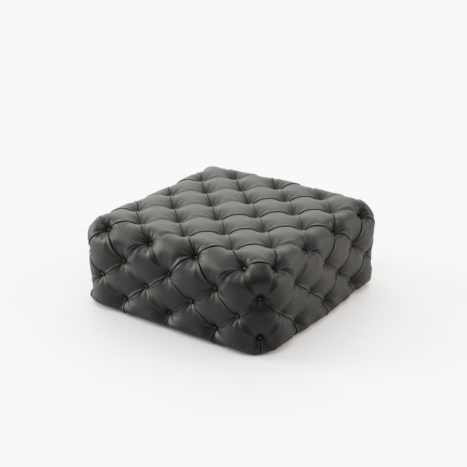 Square Bur Pouf Square Bur Pouf
