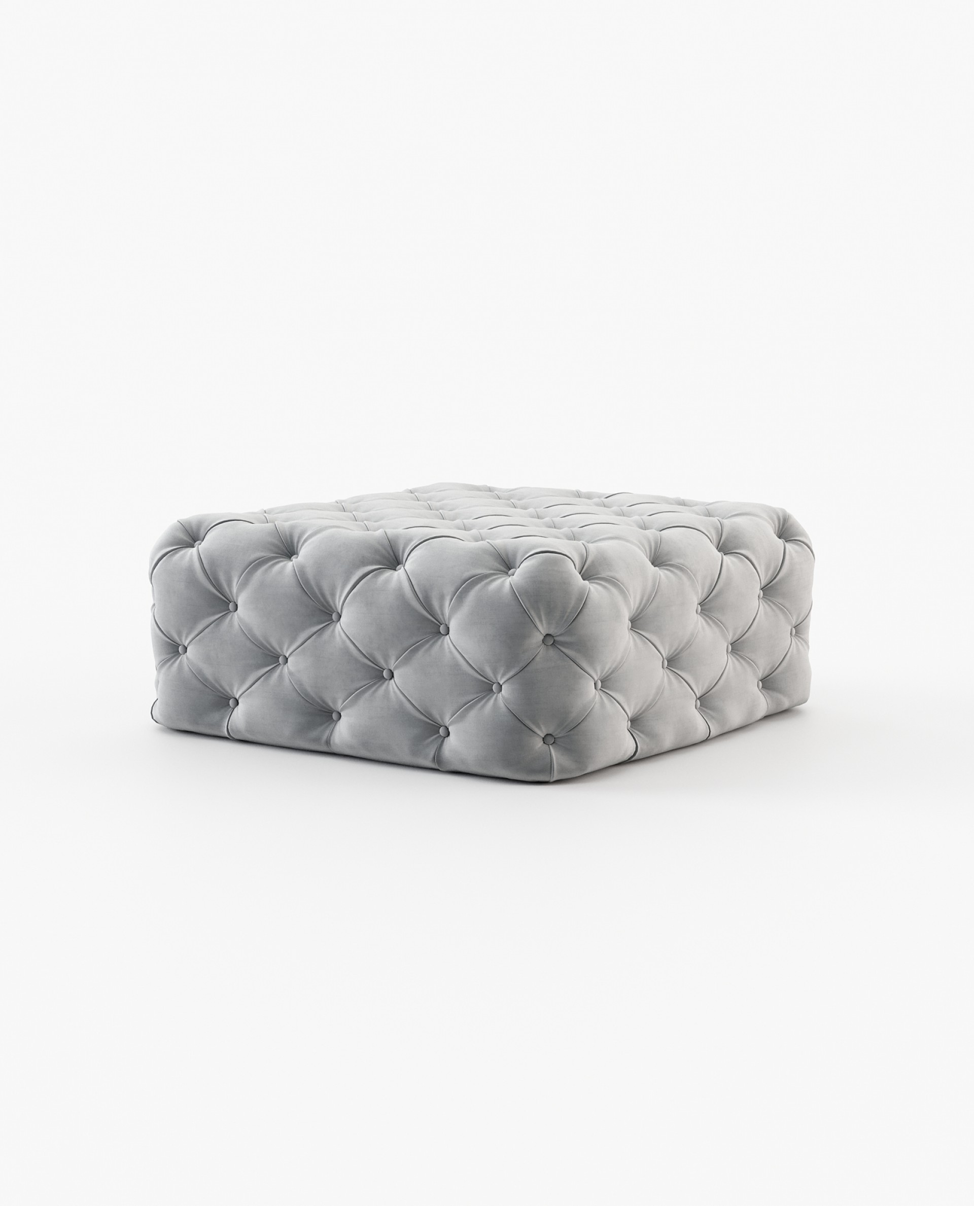Square Bur Pouf