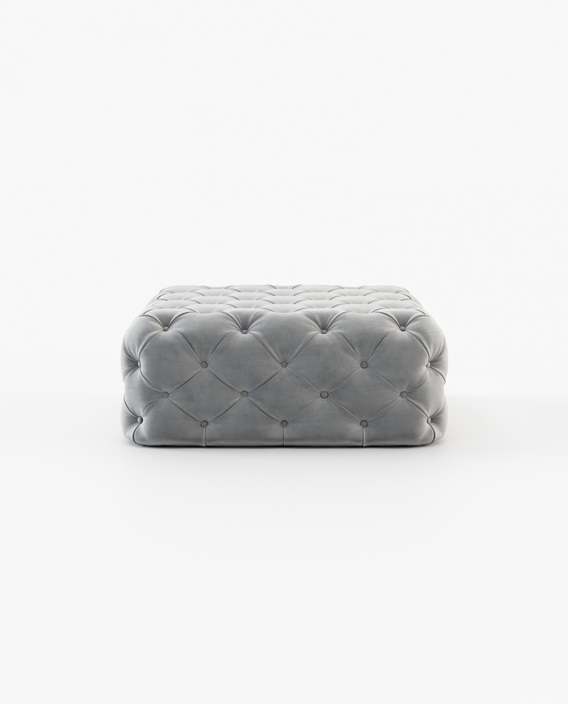 Square Bur Pouf