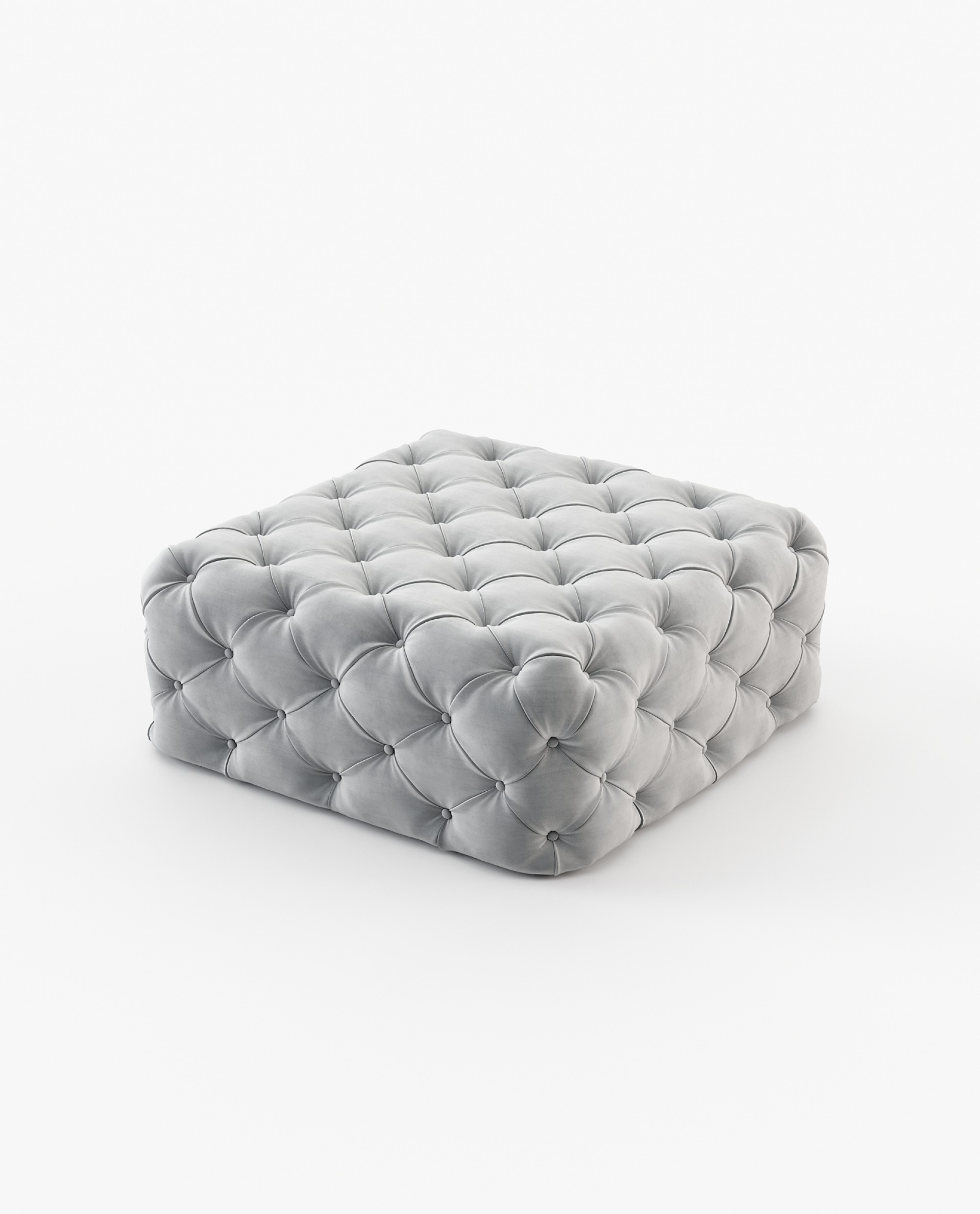 Square Bur Pouf