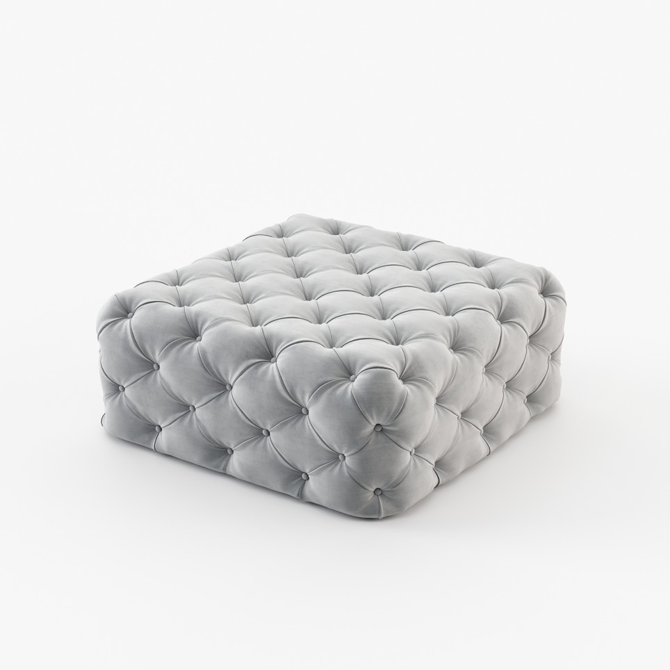 Square Bur Pouf Square Bur Pouf