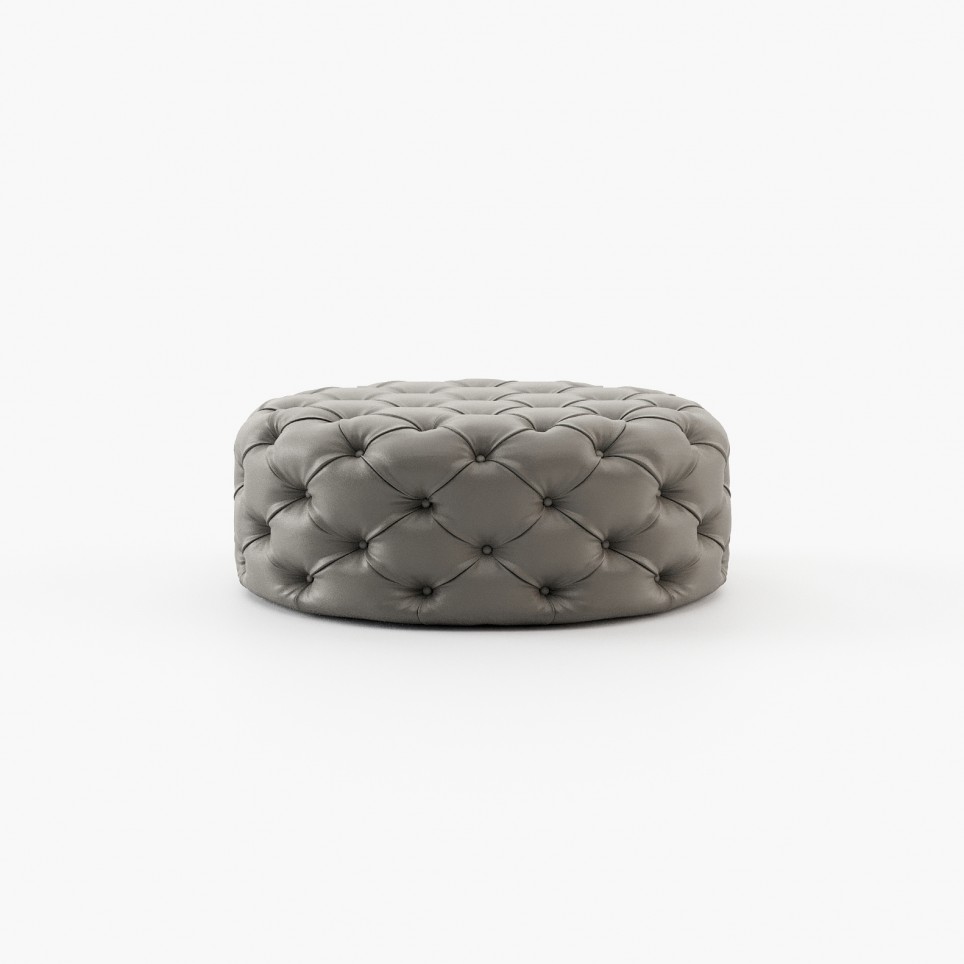 Round Bur Pouf Round Bur Pouf