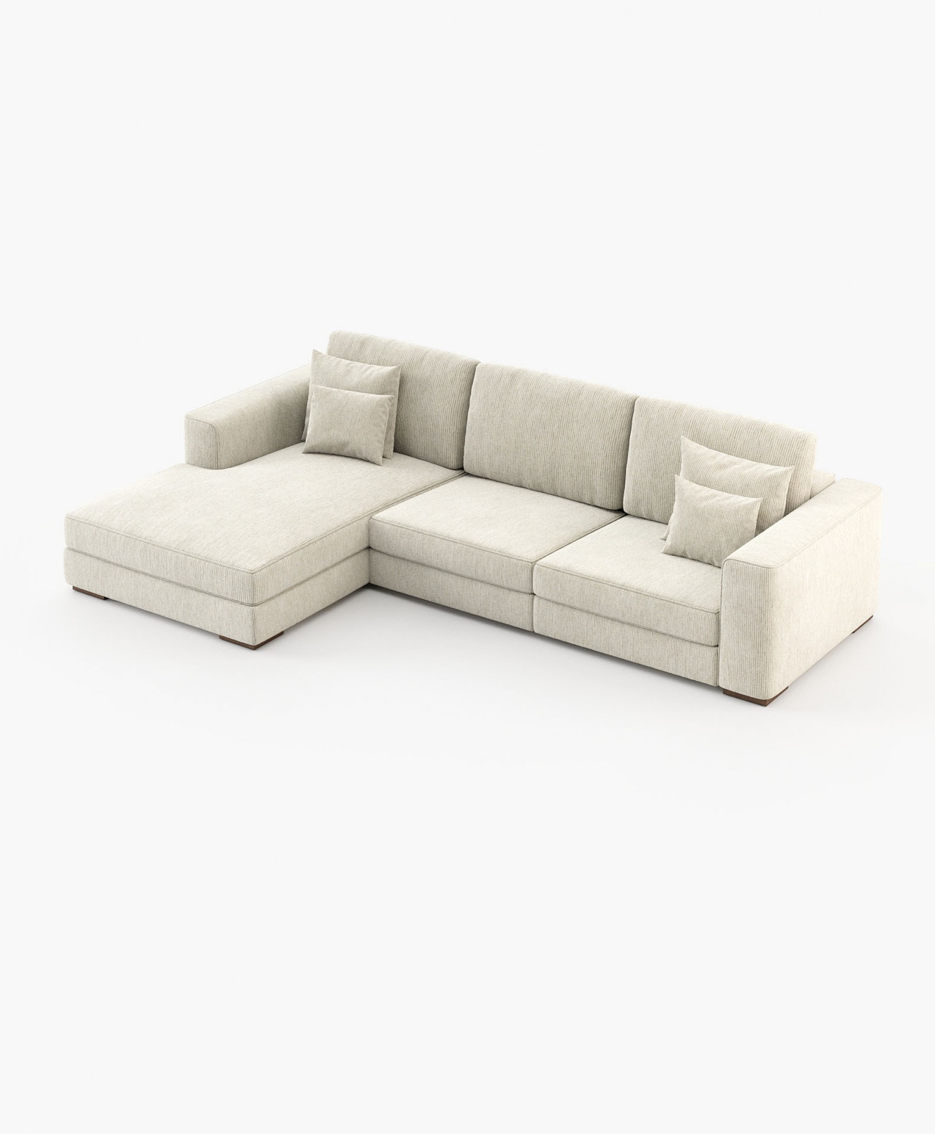 Sofá Grey Com Chaise