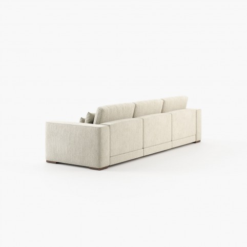 Grey Sofa with Chaise Longue