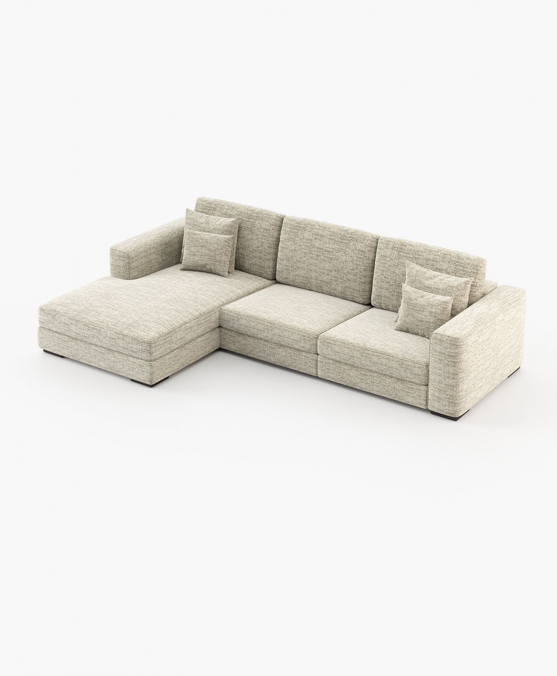 Sofá Grey Com Chaise