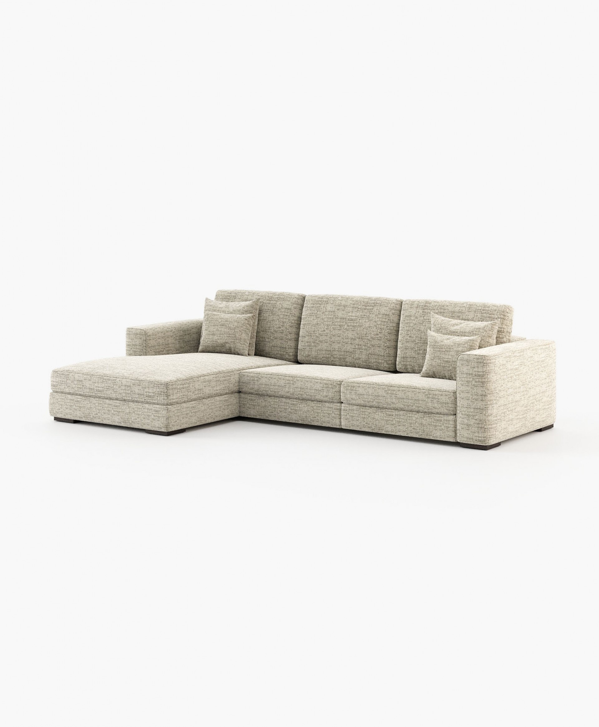 Sofá Grey Com Chaise