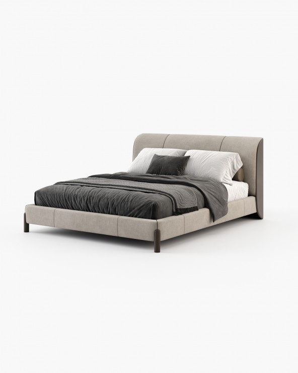 Gray Bed