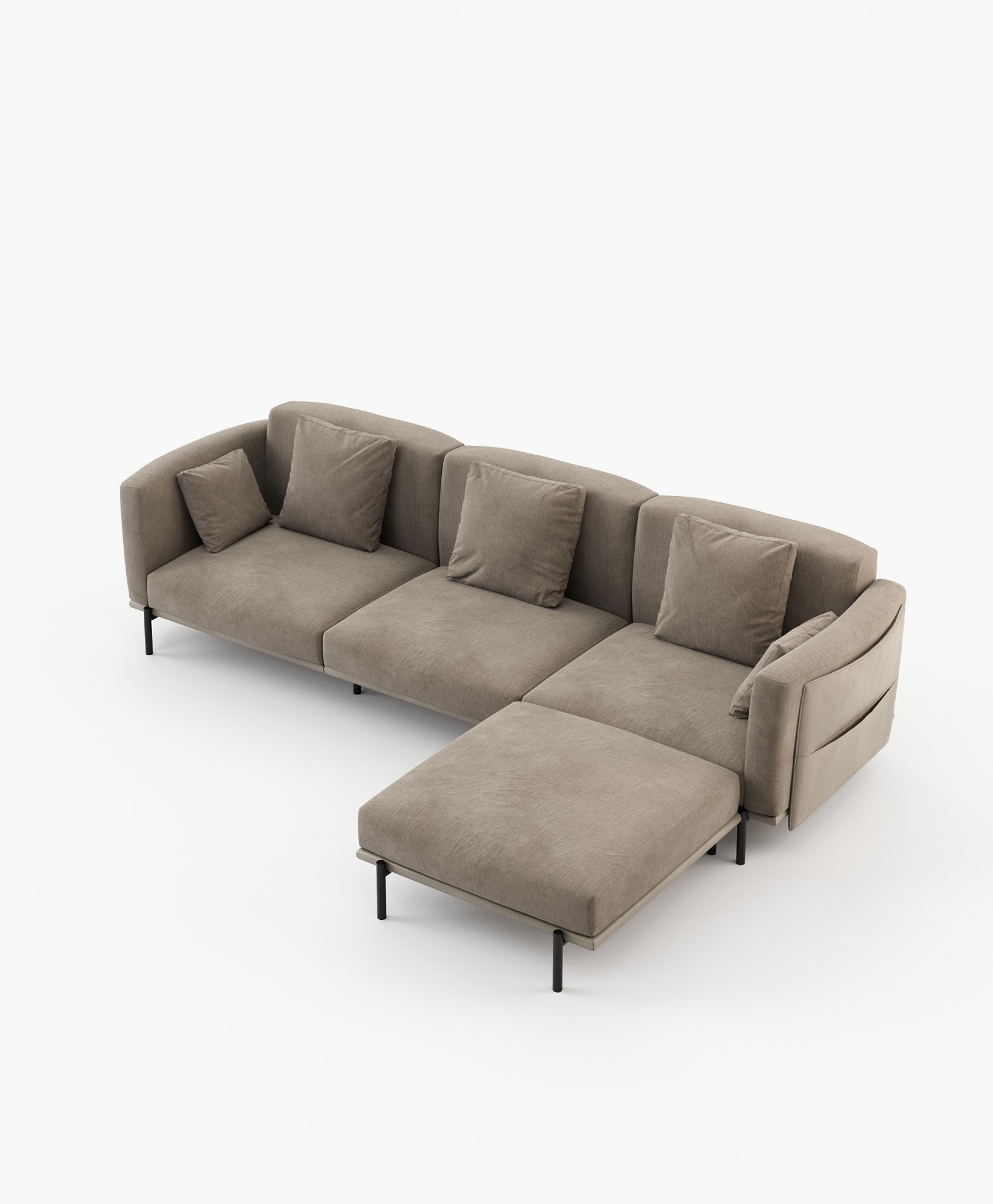 Foster Sofa Modular With Chaise
