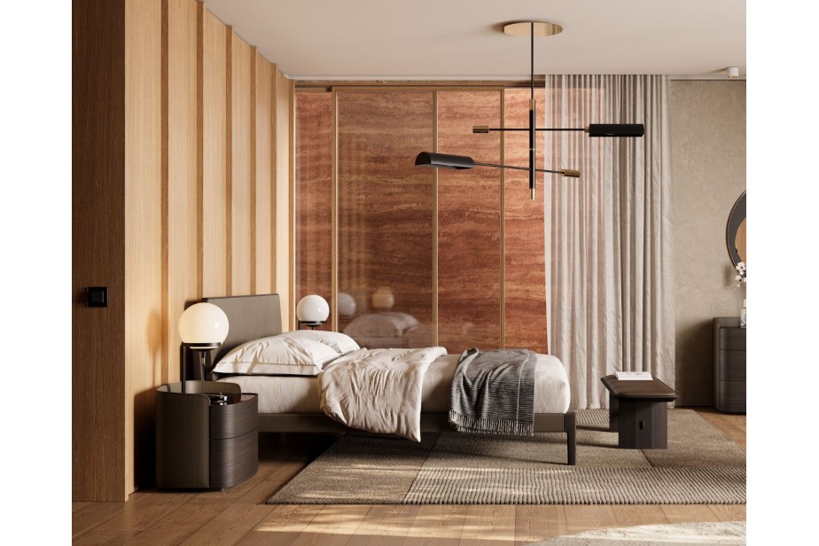 Beds and Bedside Tables That Speak the Same Language