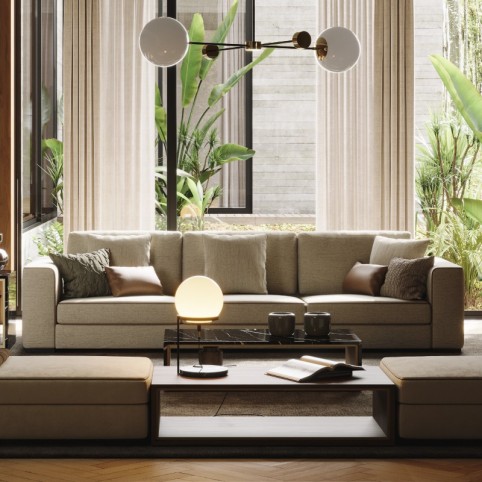 Sof Grey Com Chaise