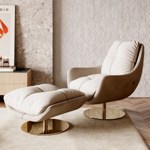 Sophia Armchair With Ottoman