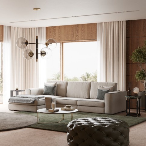 Grey Sofa With Chaise Longue