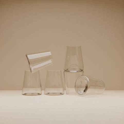 Juego De 6 Vasos De Agua Power