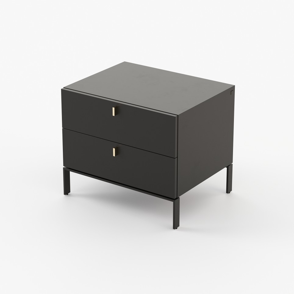 Amber Bedside Table
