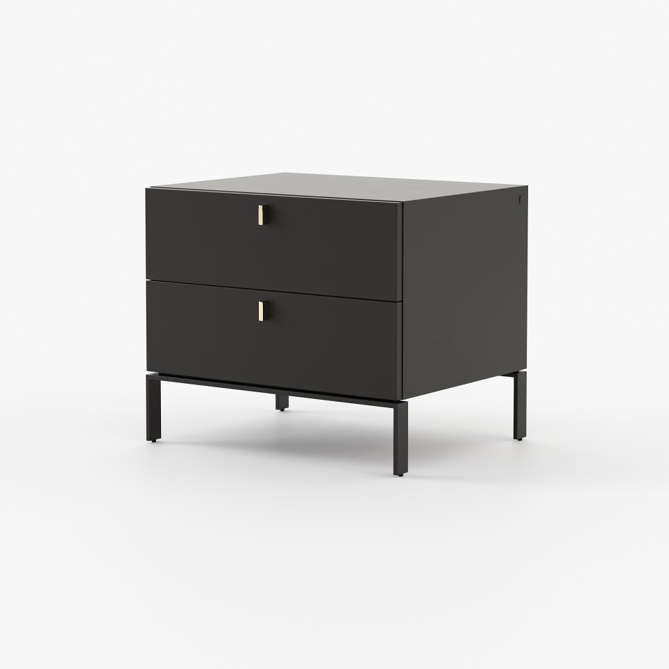 Amber Bedside Table