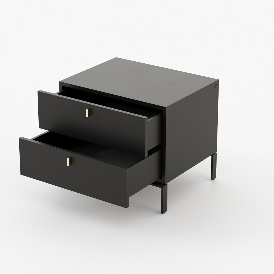 Amber Bedside Table
