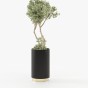 Gold Tall Flower Pot Gold Tall Flower Pot