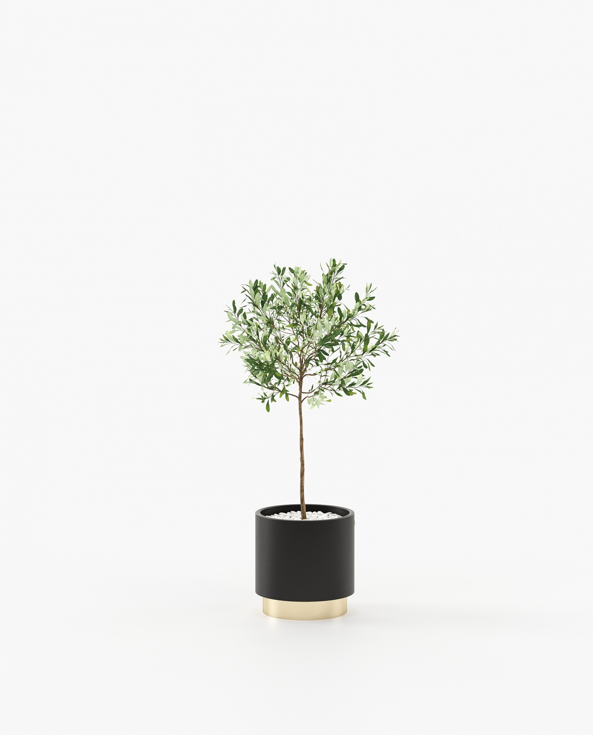 Gold Little Flower Pot