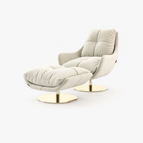 Sophia Armchair With Ottoman