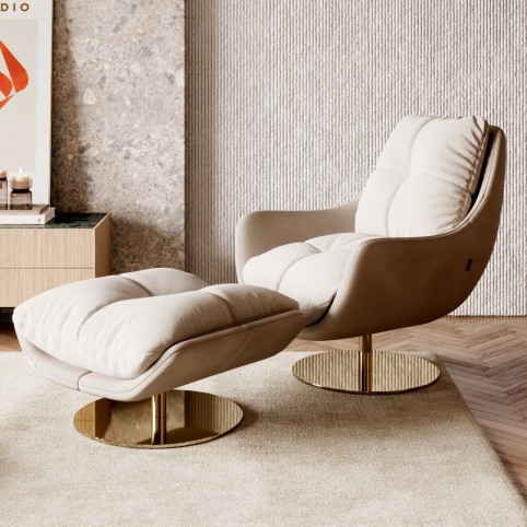 Sophia Armchair With Ottoman