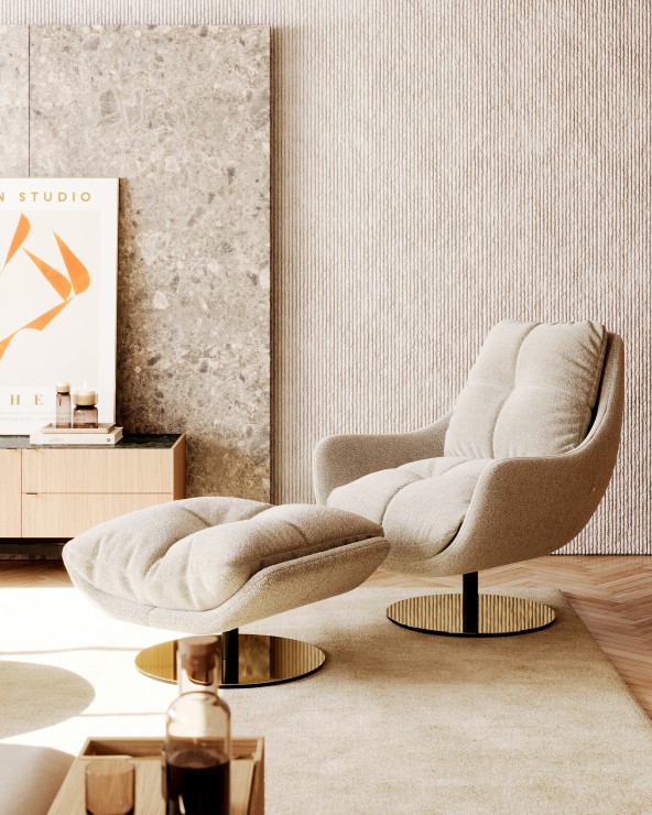 Sophia Armchair With Ottoman Sophia Armchair With Ottoman